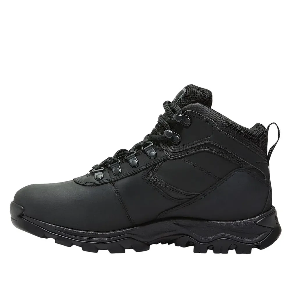 Timberland Keele Ridge W/P Mid Hiker - Black Full Grain - Size: 13W